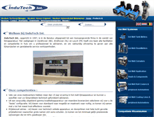 Tablet Screenshot of indutech-int.com